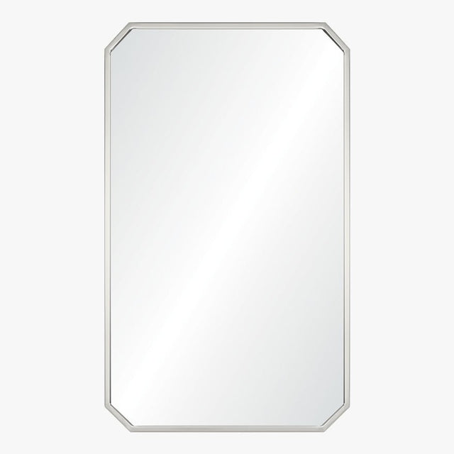 Polished Stainless Steel Mirror by Mirror Home at Fig Linens and Home 24x40 - View 1