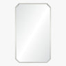 Polished Stainless Steel Mirror by Mirror Home at Fig Linens and Home 24x40 - View 1