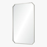 Polished Stainless Steel Mirror by Mirror Home at Fig Linens and Home 24x40 - View 2