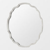 Silver Leaf Round Chippendale Mirror by Mirror Home at Fig Linens and Home 2