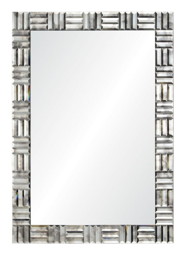 Sofia Antiqued Wall Mirror by Suzanne Kasler 30.5" W x 44" H x 1"D Antiqued Mirror and Mirror at FIG LINENS AND HOME 1