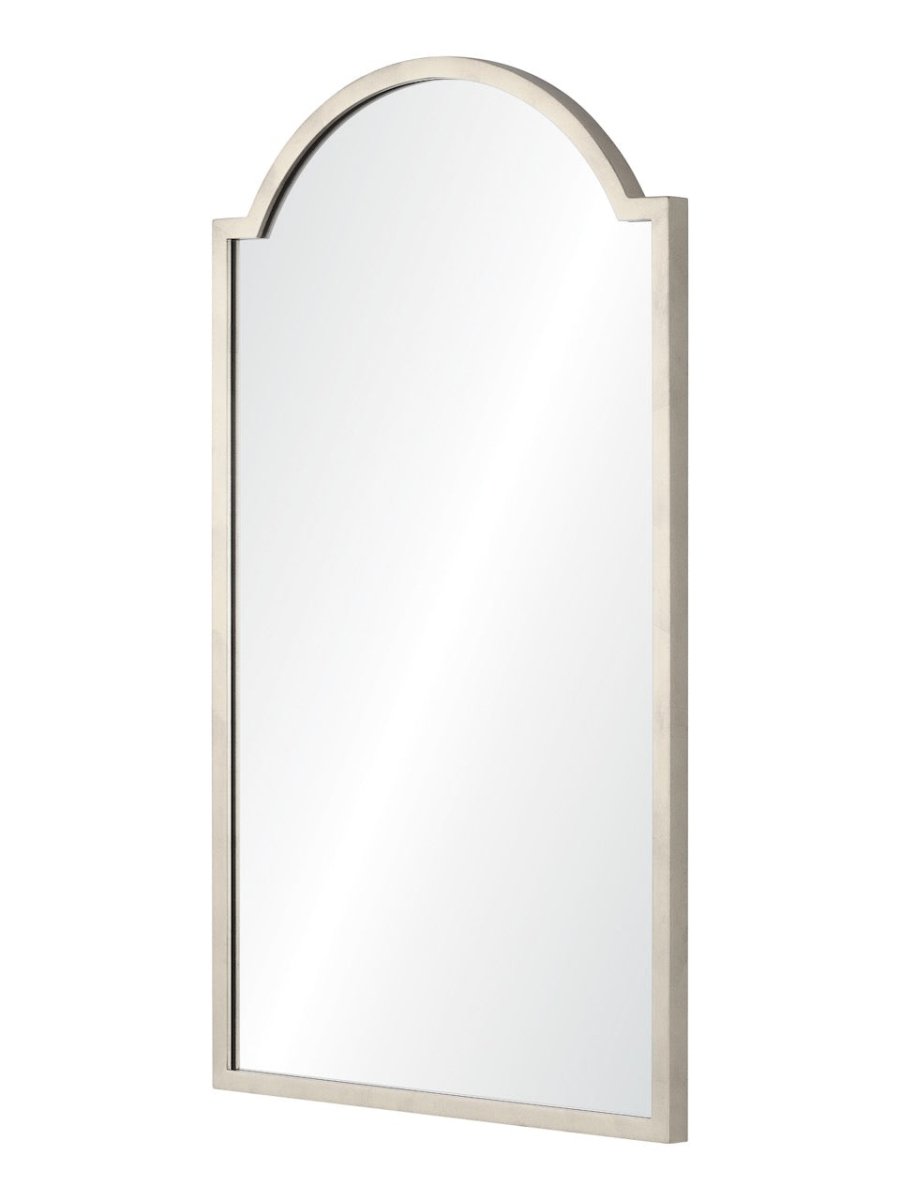 Thomas Distressed Silver Leaf Mirror by Mirror Home 24" W x 42" H x 1 3/16"D Distressed Silver Leaf  / Mirror /  at FIG LINENS AND HOME 2