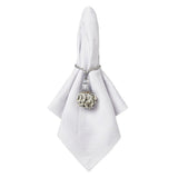 Brussels Patterned White Napkin Lifestyle | Mode Living at Fig Linens and Home