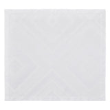 Brussels Patterned White Napkin Detail 4 | Mode Living at Fig Linens and Home