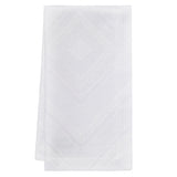 Brussels Patterned White Napkin | Mode Living at Fig Linens and Home