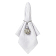 Brussels Solid White Napkin | Mode Living at Fig Linens and Home