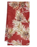 Cambridge Burnt Orange Napkin Detail 4 | Mode Living at Fig Linens and Home