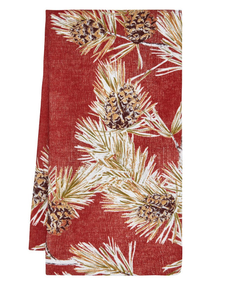 Cambridge Burnt Orange Napkin Detail 4 | Mode Living at Fig Linens and Home
