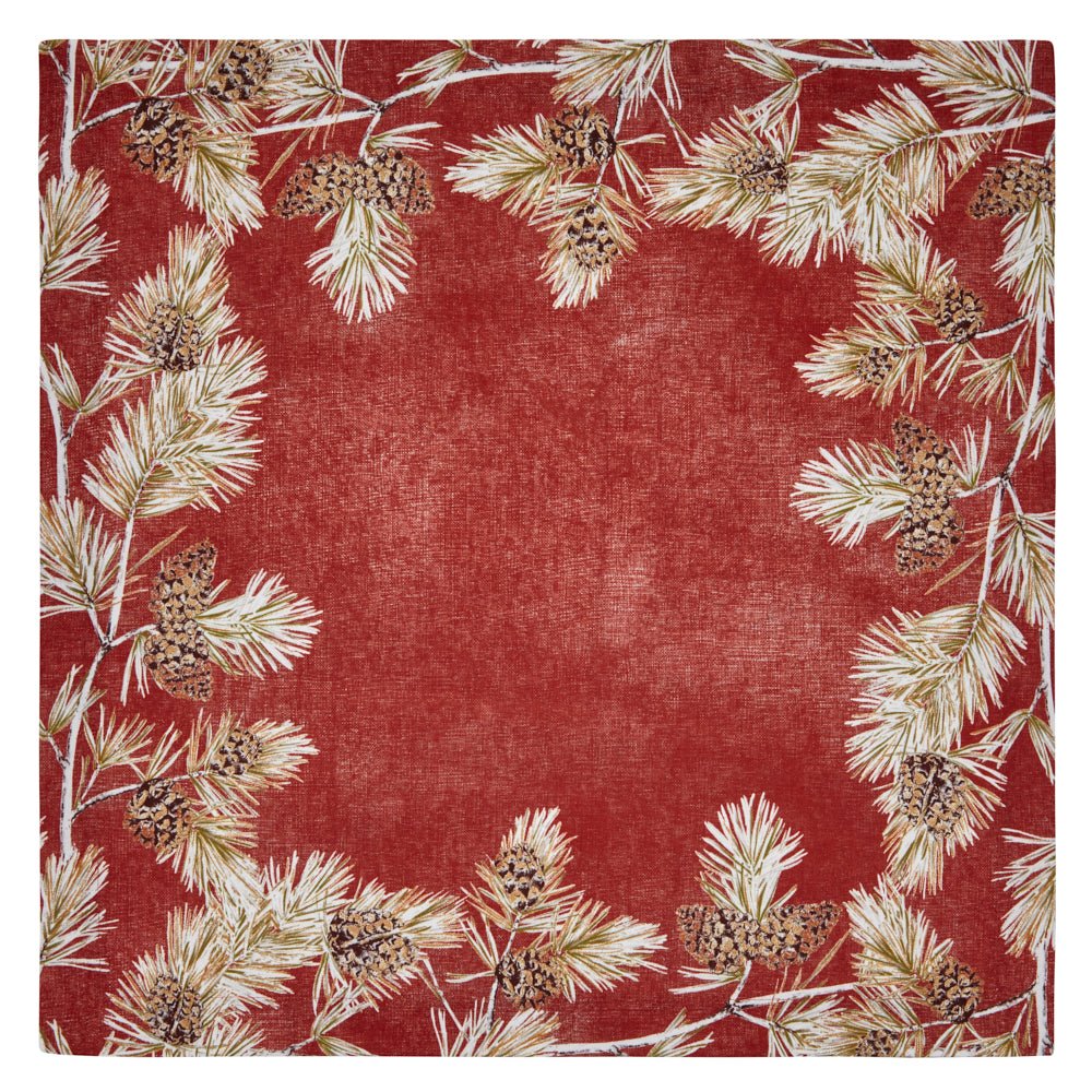 Cambridge Burnt Orange Napkin Detail 5 | Mode Living at Fig Linens and Home