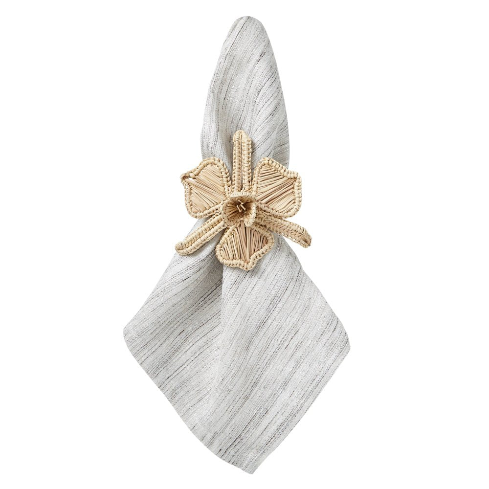 Chamonix Silver Napkin | Mode Living at Fig Linens and Home