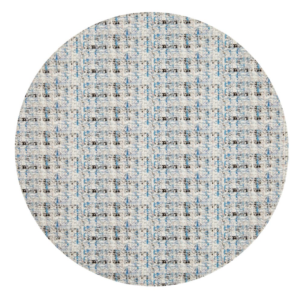 Coquette Purple & Blue Placemat Detail 4 | Mode Living at Fig Linens and Home