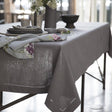 Lima Charcoal Tablecloth Lifestyle | Mode Living at Fig Linens and Home
