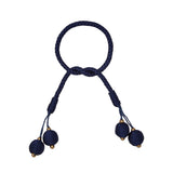 Porto Navy Napkin Ring | Mode Living at Fig Linens and Home