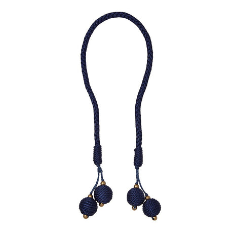 Porto Navy Napkin Ring Detail 3 | Mode Living at Fig Linens and Home