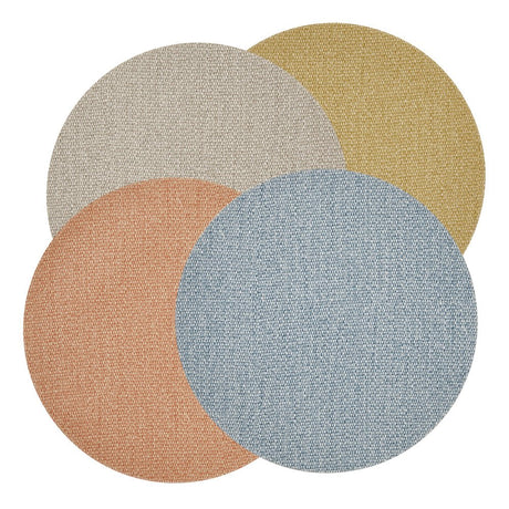 Remy Salmon & Mustard Placemat Lifestyle | Mode Living at Fig Linens and Home