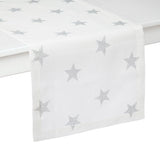 Starry Night Silver Table Runner | Mode Living at Fig Linens and Home