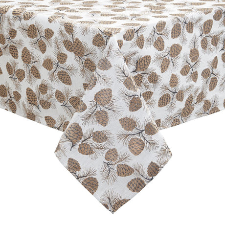 Verbier Bronze Tablecloth Detail 5 | Mode Living at Fig Linens and Home