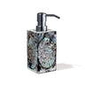 LaDorada Mother of Pearl Soap Dispenser - at FIG LINENS AND HOME - 1