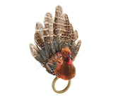 Gobble Napkin Ring in Multi, Set of 4 Kim Seybert Angle View
