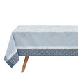 Manor Lane Blue Tablecloth by Le Jacquard Français
