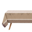 Manor Lane Beige Tablecloth by Le Jacquard Français