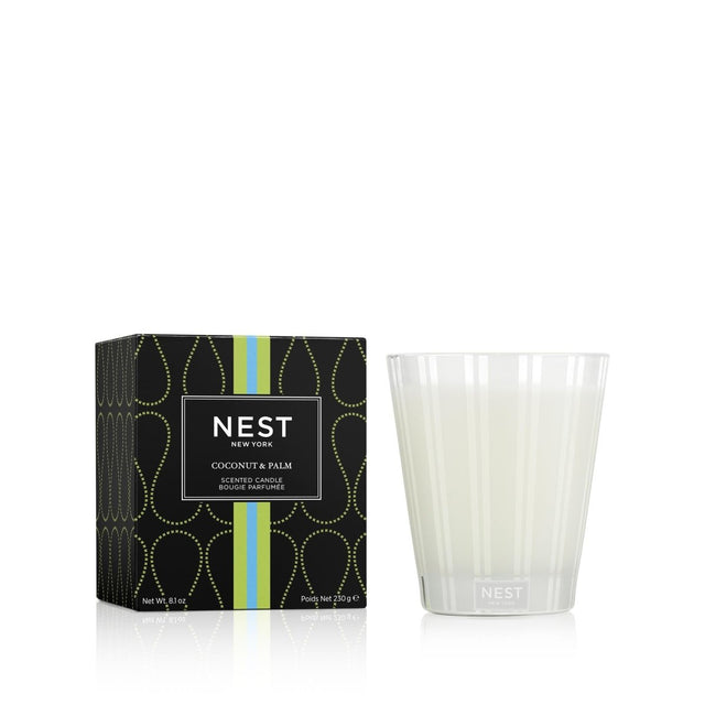 Coconut & Palm Classic Candle by Nest Classic Candle 8.1 oz Coconut and Palm at FIG LINENS AND HOME 1