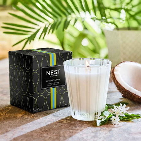 Coconut & Palm Classic Candle by Nest Classic Candle 8.1 oz Coconut and Palm at FIG LINENS AND HOME 2