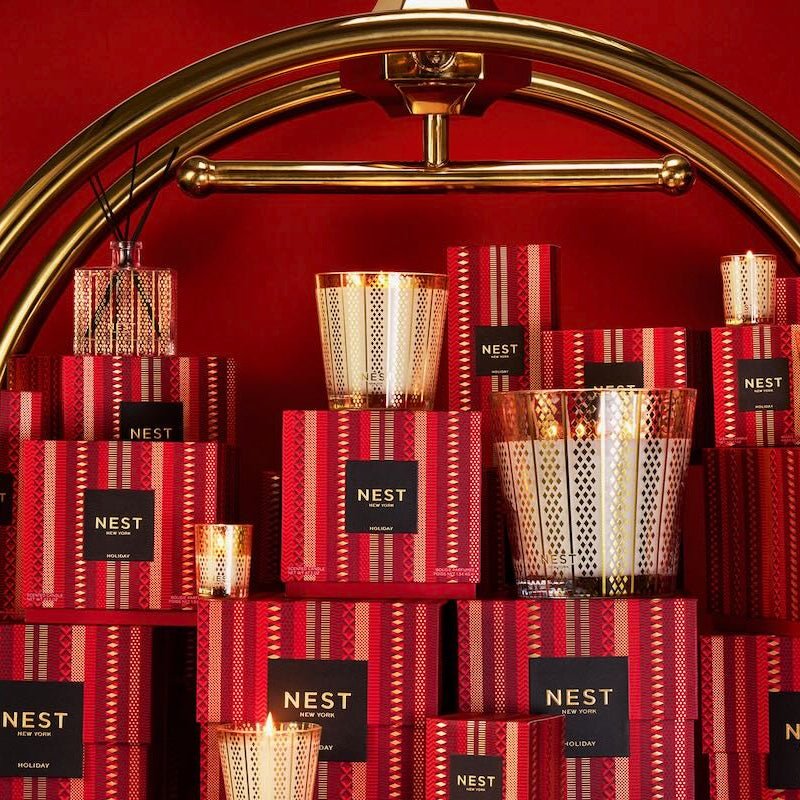 Holiday Candle Classic by Nest Fragrances | Fig Linens and Home shown with other Holiday Styles