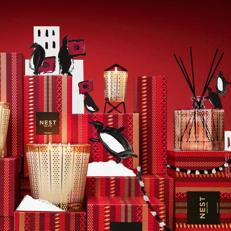 Holiday Votive Candle by Nest shown with other Sizes