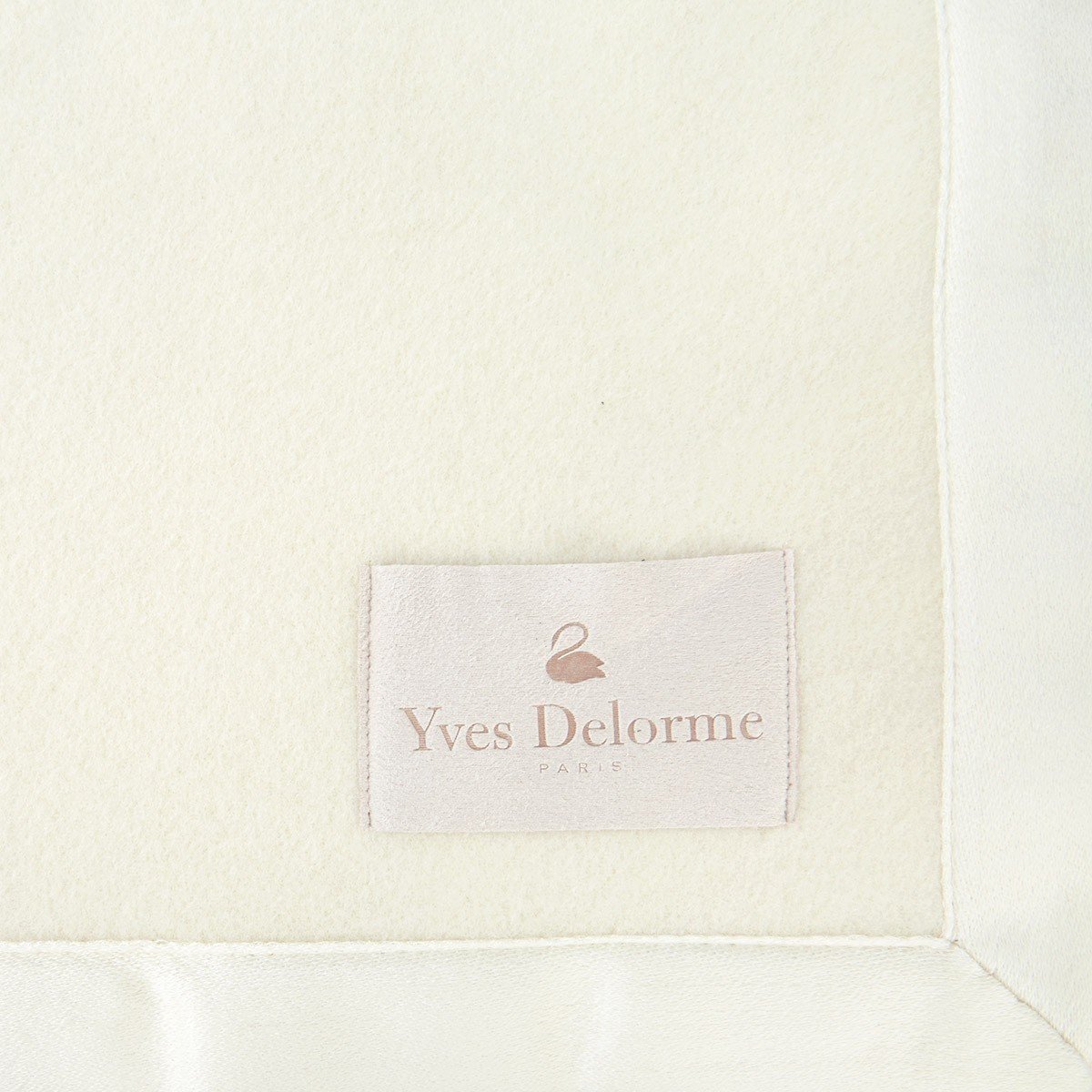 Nymphe Cashmere Blanket in Ivory by Yves Delorme | Fig Linens and Home