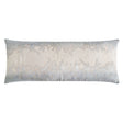 Seaglass Ferns Velvet Appliqué Large Boudoir Pillow by Kevin O'Brien Studio - Fig Linens