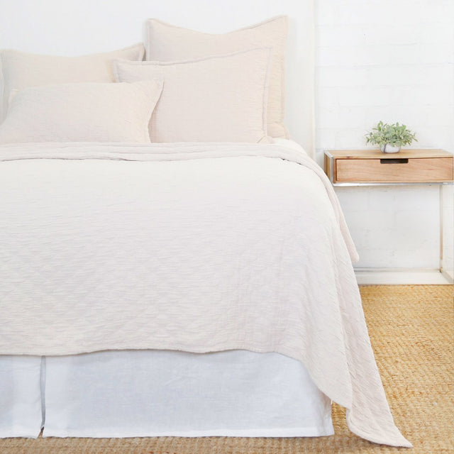 Ojai Blush Coverlet & Shams by Pom Pom at Home | Fig Linens
