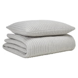 Charlton Cotton Jersey Channel Quilt by Orchids Lux Home - Melange Mist View 5