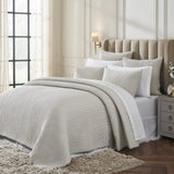 Charlton Cotton Jersey Channel Quilt by Orchids Lux Home - Melange Mist View 2