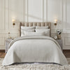 Charlton Cotton Jersey Channel Quilt by Orchids Lux Home - Melange Mist View 1