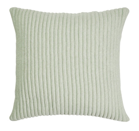 Charlton Cotton Jersey Channel Quilt Shams by Orchids Lux Home - Green Euro Sham