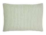Charlton Cotton Jersey Channel Quilt Shams by Orchids Lux Home - Green Standard Sham