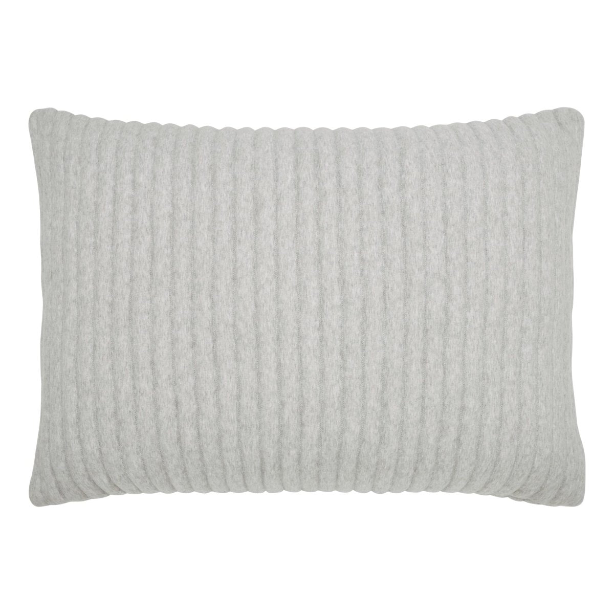 Charlton Cotton Jersey Channel Quilt Shams by Orchids Lux Home - Mist Standard Sham