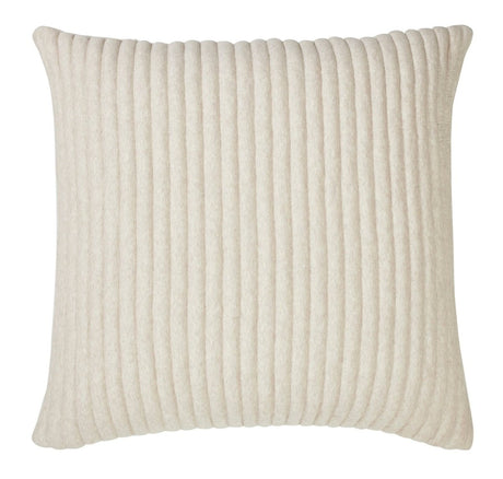 Charlton Cotton Jersey Channel Quilt Shams by Orchids Lux Home - Oatmeal Euro Sham