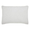Charlton Cotton Jersey Channel Quilt Shams by Orchids Lux Home - Off-White Standard Sham