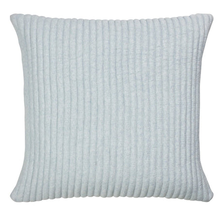Charlton Cotton Jersey Channel Quilt Shams by Orchids Lux Home - Sky Euro Sham