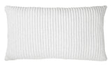 Charlton Cotton Jersey Channel Quilt Shams by Orchids Lux Home - White King Sham