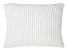 Charlton Cotton Jersey Channel Quilt Shams by Orchids Lux Home - White Standard Sham