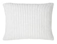 Charlton Cotton Jersey Channel Quilt Shams by Orchids Lux Home - White Standard Sham