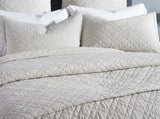 Chloe European Linen Diamond Coverlet Sham by Orchids Lux Home