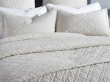 Chloe European Linen Diamond Coverlet Sham by Orchids Lux Home