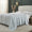 Dream Organic Cotton Bed Blanket by Orchids Lux Home - Blue at Fig Linens and Home 5