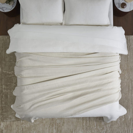 Dream Organic Cotton Bed Blanket by Orchids Lux Home - Sand at Fig Linens and Home 7