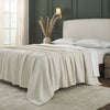 Dream Organic Cotton Bed Blanket by Orchids Lux Home - Sand at Fig Linens and Home 5
