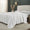 Dream Organic Cotton Bed Blanket by Orchids Lux Home - White at Fig Linens and Home 4